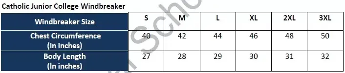 CJC WINDBREAKER SIZE GUIDE.webp