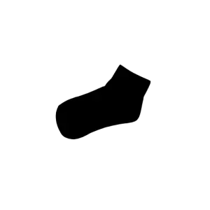 GENU SOCKS BLACK