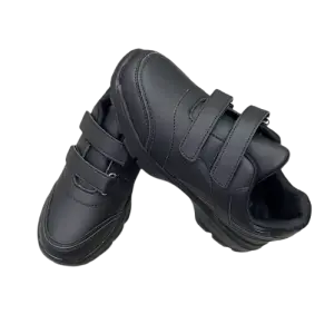 GENU BLACK VELCRO SHOES