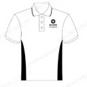 SJAB WHITE CORPORATE POLO (W/O DISTRICT EMBROIDERY)