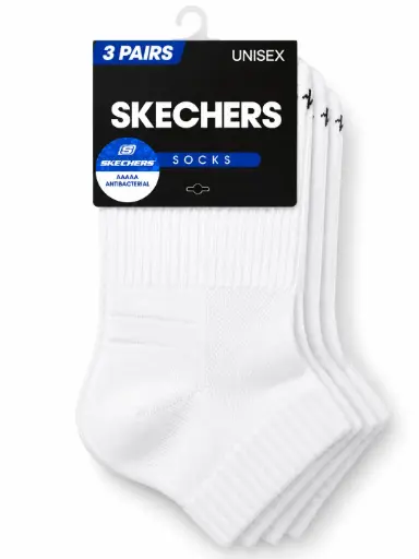 [SKEL326U033-000Q] SKECHERS SOCKS WHITE (3 IN 1)